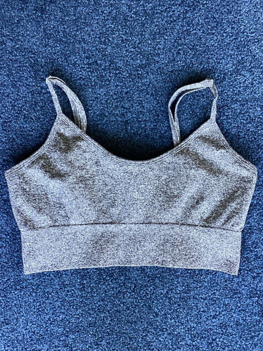 Dark Heathered Gray Sports Bra/Bralette - Medium